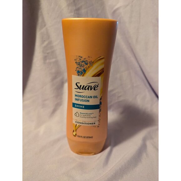 Suave Moroccan Oil Infusion Shine Shampoo & Conditioner Set 12.6 Fl Oz Each - Picture 4 of 5